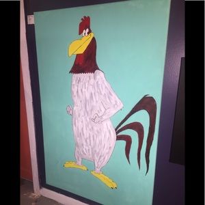 Rooster painting by GonzoArt